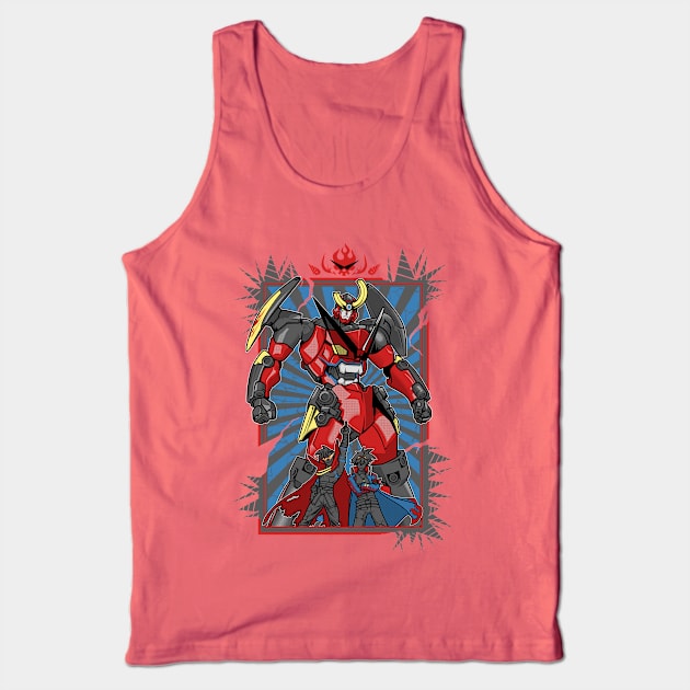 Pierce the Heavens (Blue Version) Tank Top by PrismicDesigns